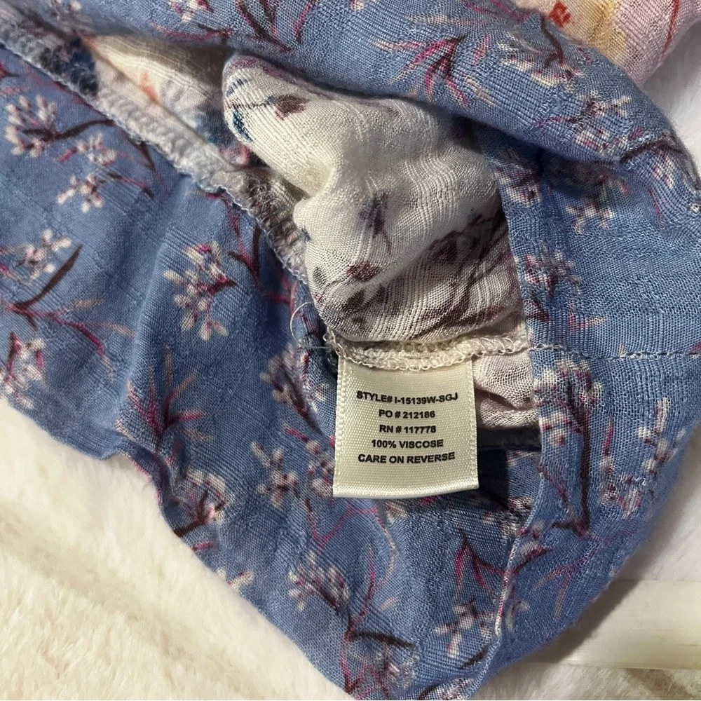 Lovestitch Idyllwild Artsy Layering Floral Boho Patchwork Kimono Cardigan SZ M/L - Picture 7 of 8